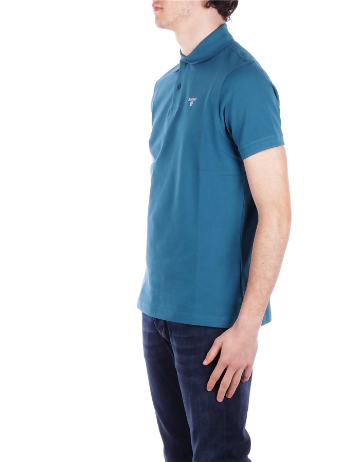 BARBOUR Short sleeves Petroleum