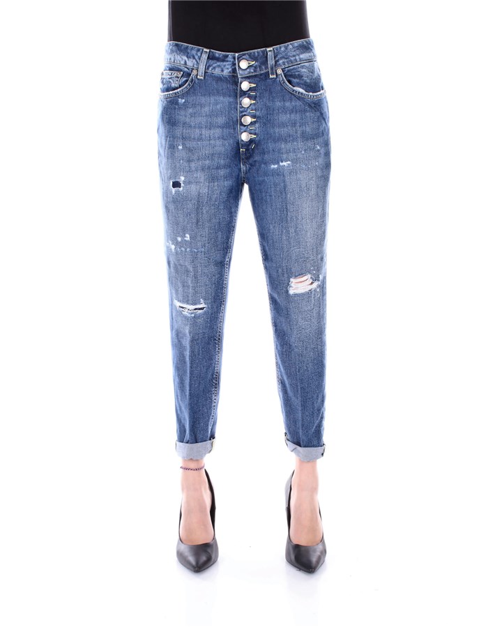 Cropped DONDUP Donna Denim Vendita Cropped On line su Max 1980