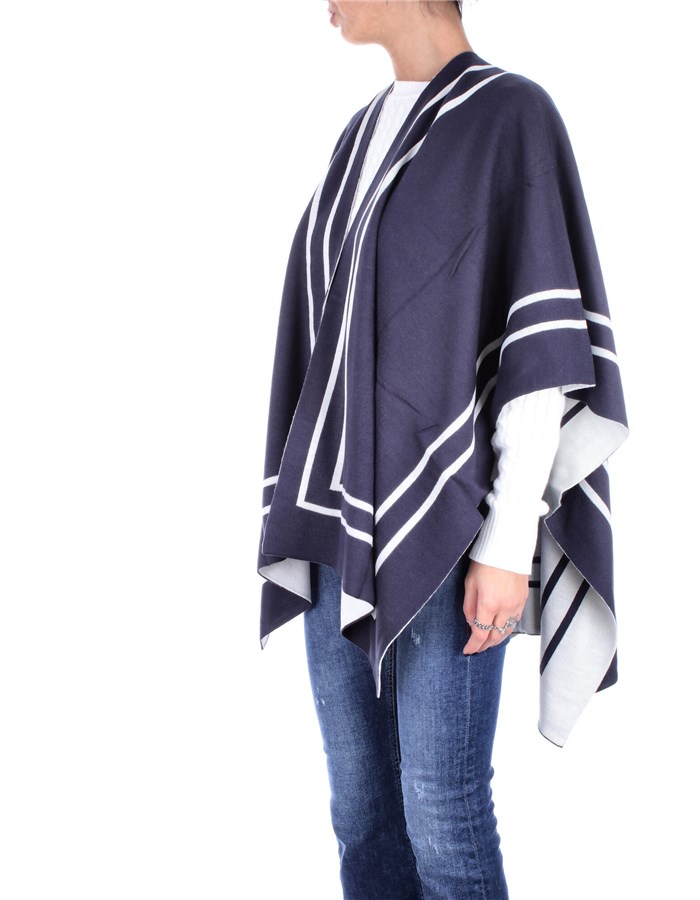 RALPH LAUREN Stole Blue cream