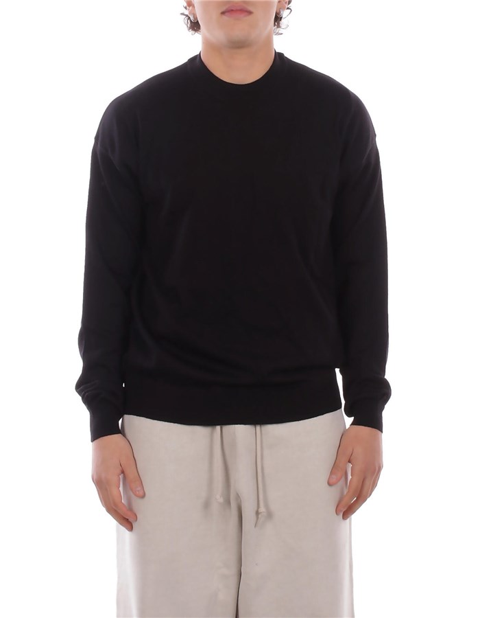 ALPHA STUDIO Girocollo Nero