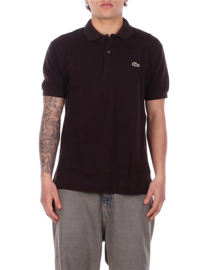 LACOSTE Polo Marrone scuro