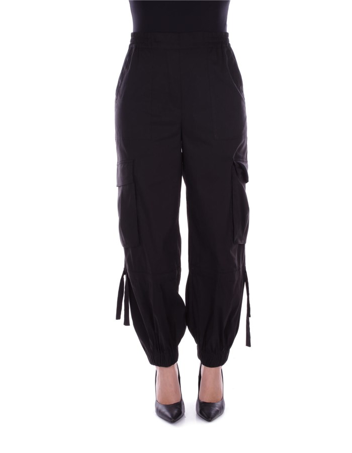 SEMICOUTURE Pantaloni Cargo S4SK16 Nero