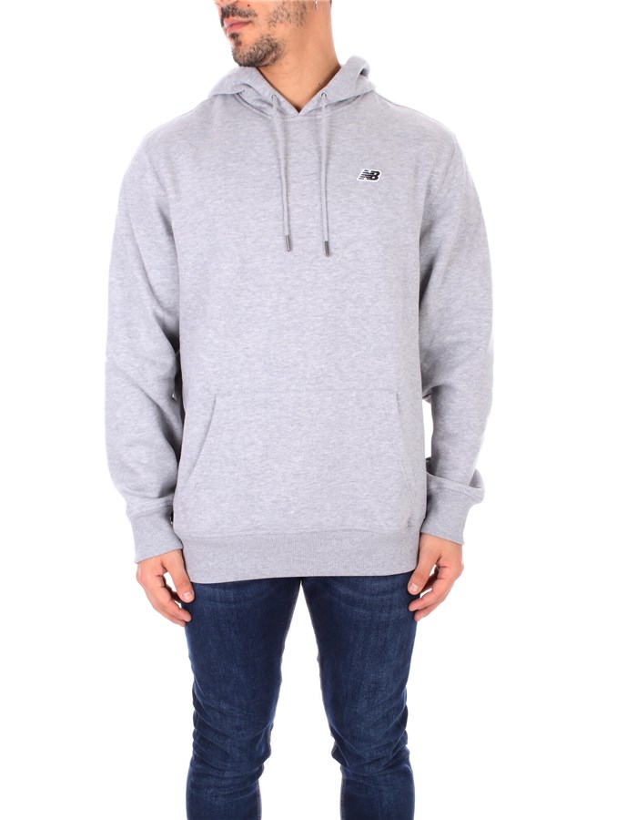 NEW BALANCE Hoodies Grey