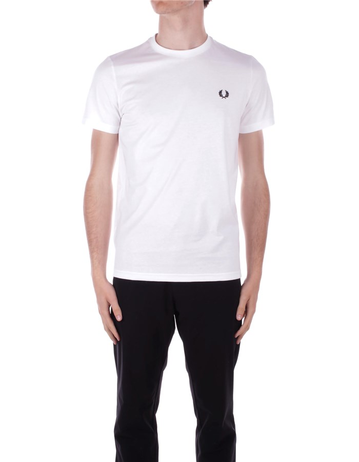 FRED PERRY T-shirt Manica Corta M7784 White