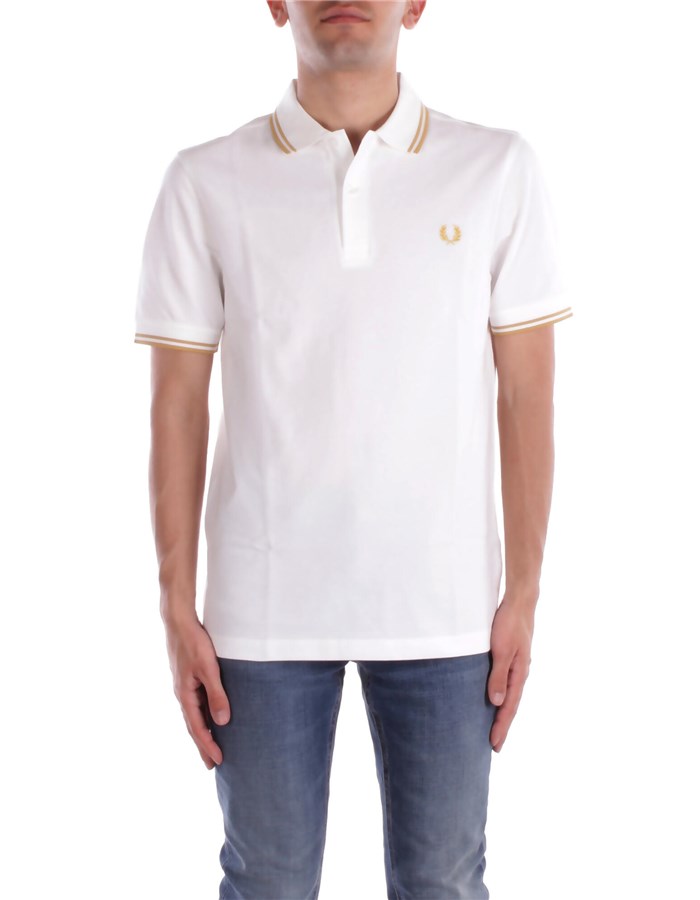 FRED PERRY Maniche Corte White