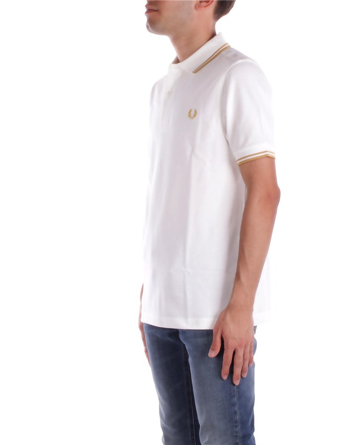 FRED PERRY Maniche Corte White