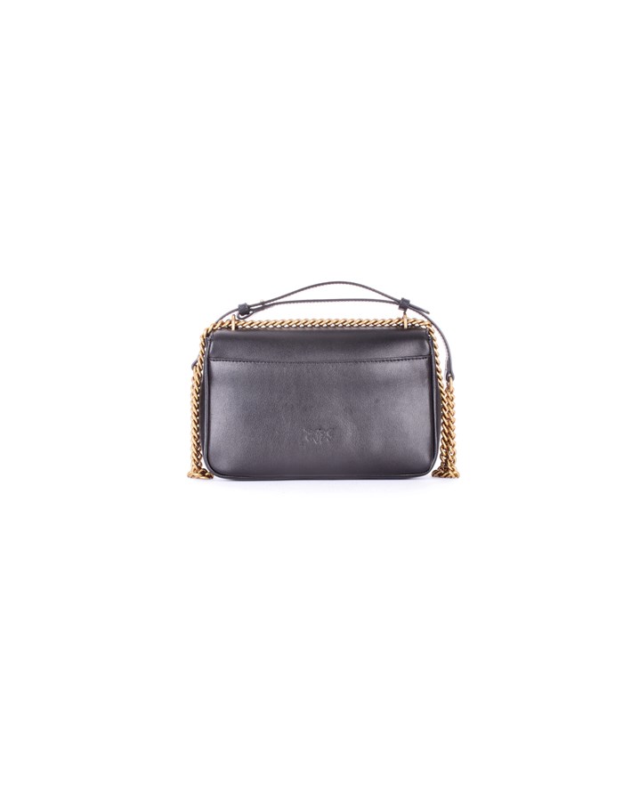 PINKO Shoulder Bags Black gold