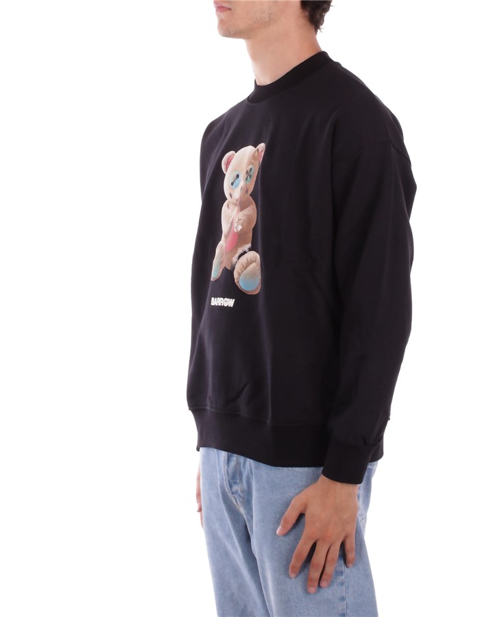 BARROW Felpe Girocollo Nero