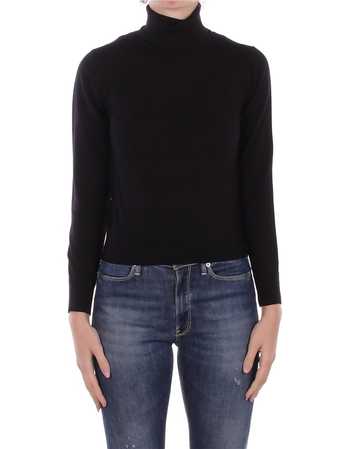 ALPHA STUDIO Collo Alto Nero