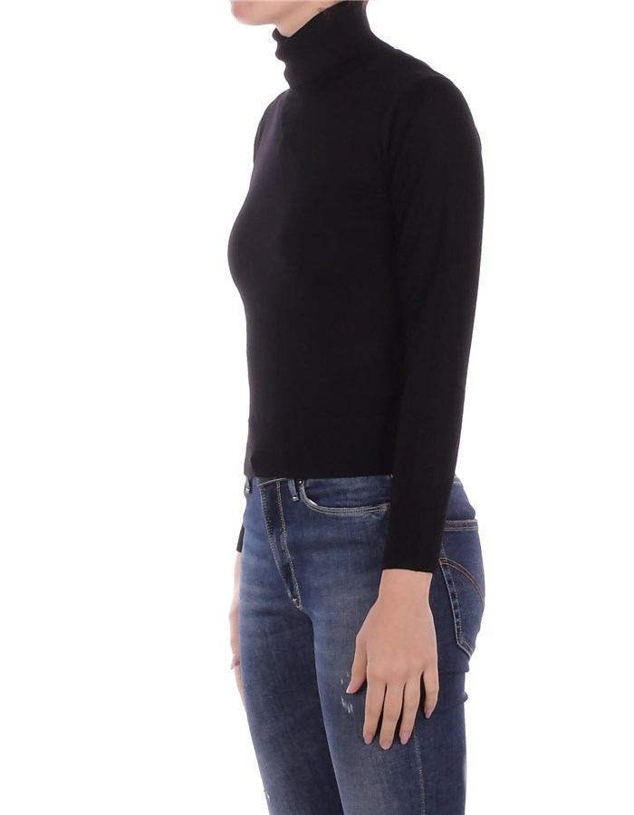 ALPHA STUDIO Collo Alto Nero