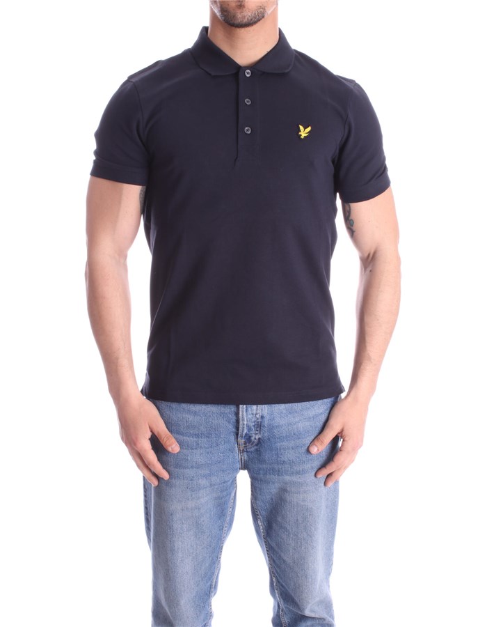 LYLE & SCOTT Vintage Maniche Corte Blu scuro