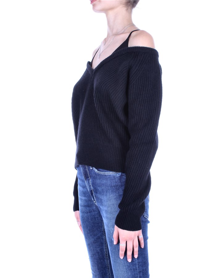 SEMICOUTURE V-neck  Black