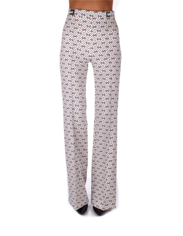 ELISABETTA FRANCHI Palazzo pants Black butter