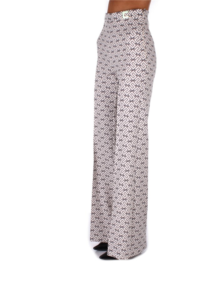 ELISABETTA FRANCHI Palazzo pants Black butter