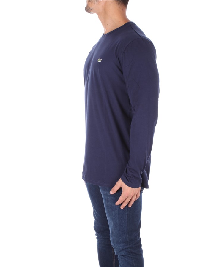 LACOSTE Long sleeve Blue