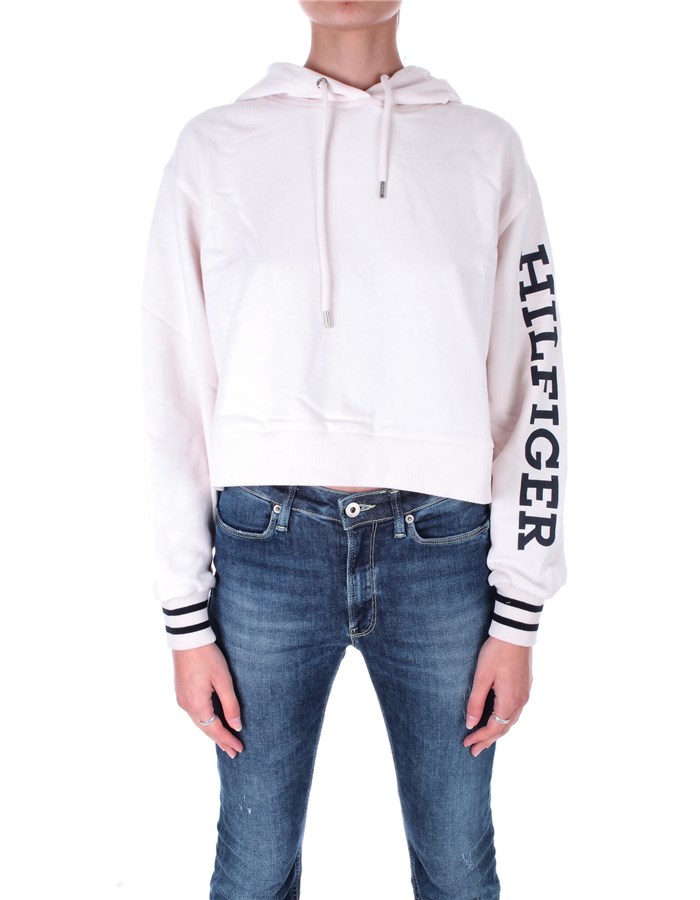 TOMMY HILFIGER Hoodies Sand