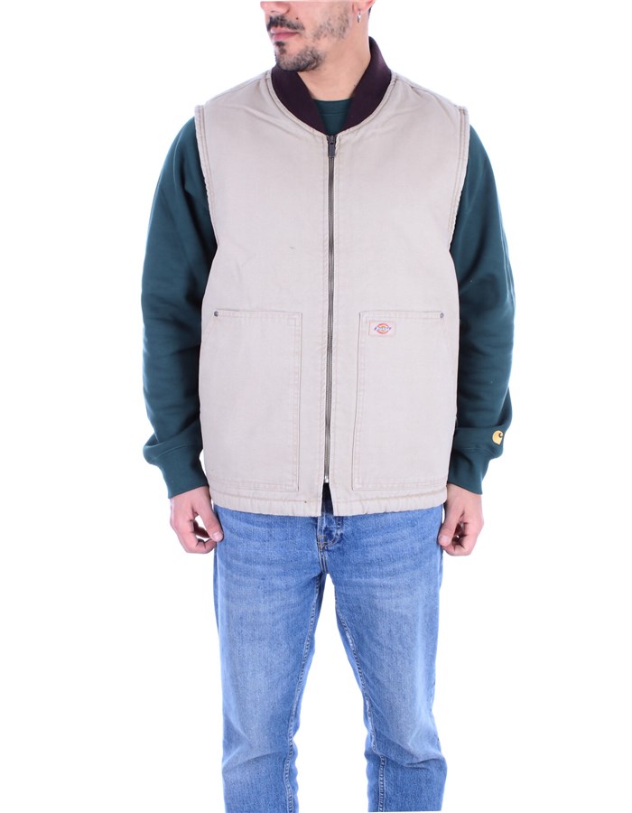 DICKIES Vests Kaki