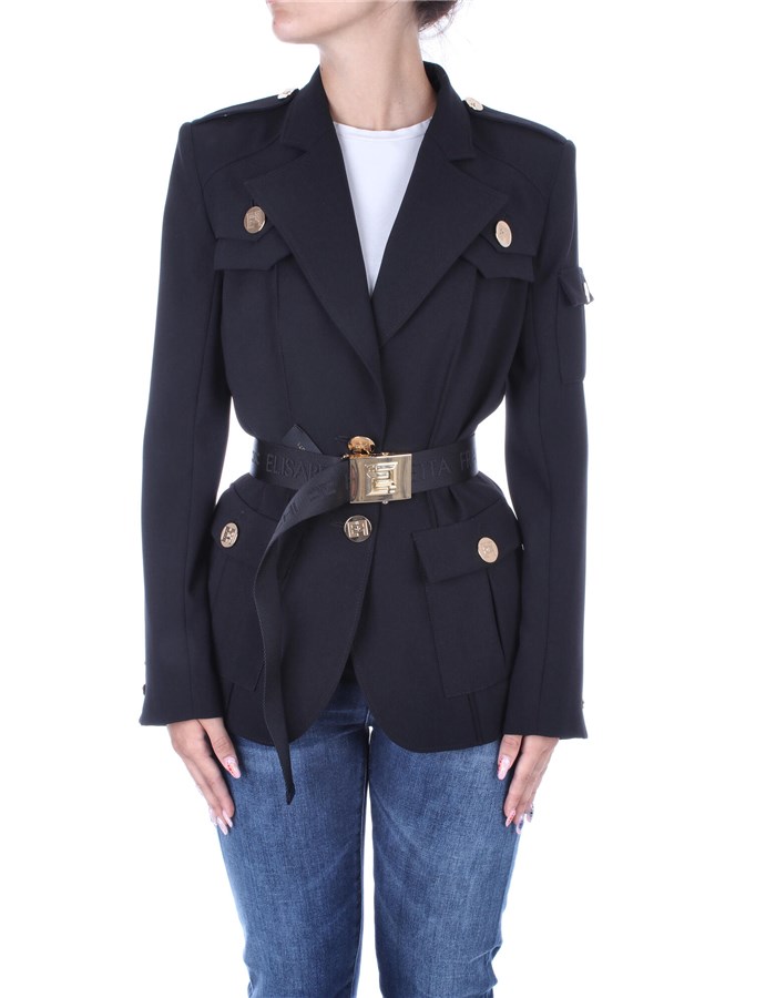ELISABETTA FRANCHI Blazer Black