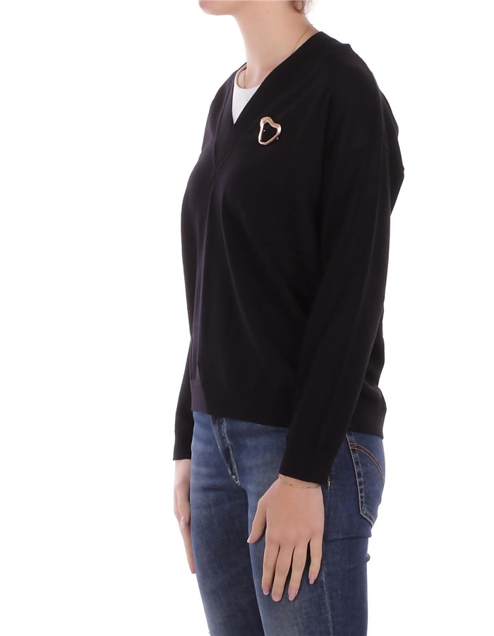 ALPHA STUDIO Scollo A V Nero