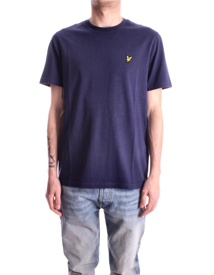 LYLE & SCOTT Vintage Short sleeve Navy blue