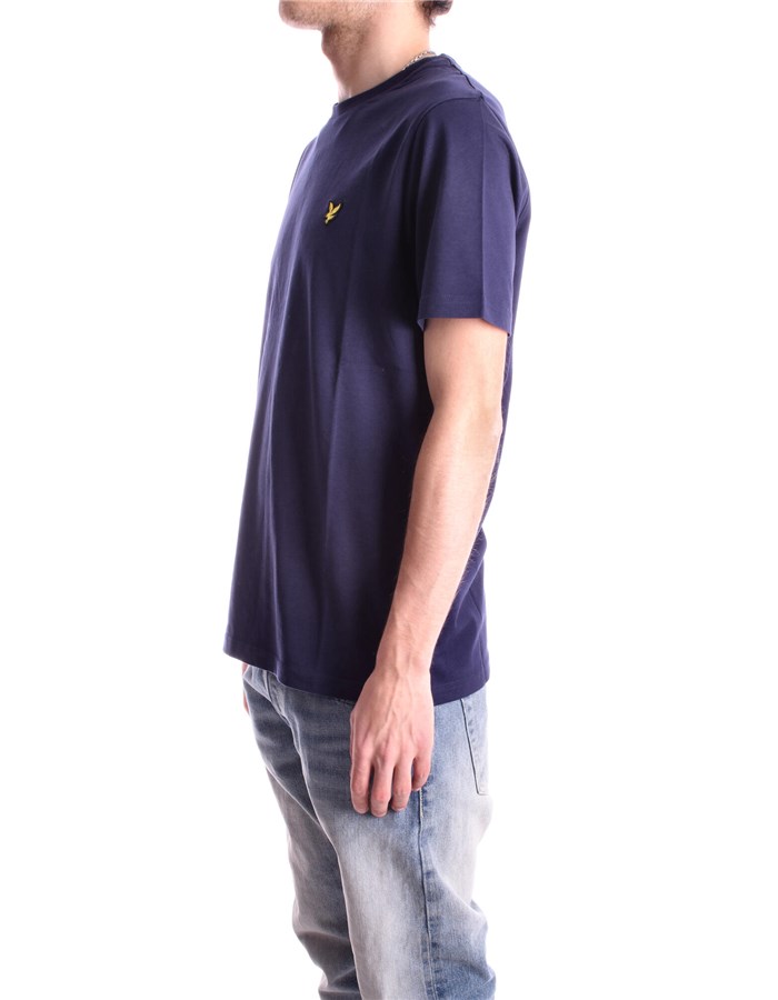 LYLE & SCOTT Vintage Short sleeve Navy blue