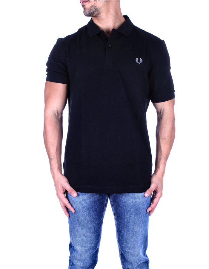 FRED PERRY Short sleeves Black
