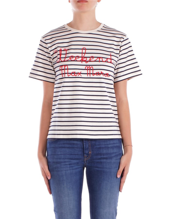 MAX MARA T-shirt Blue line