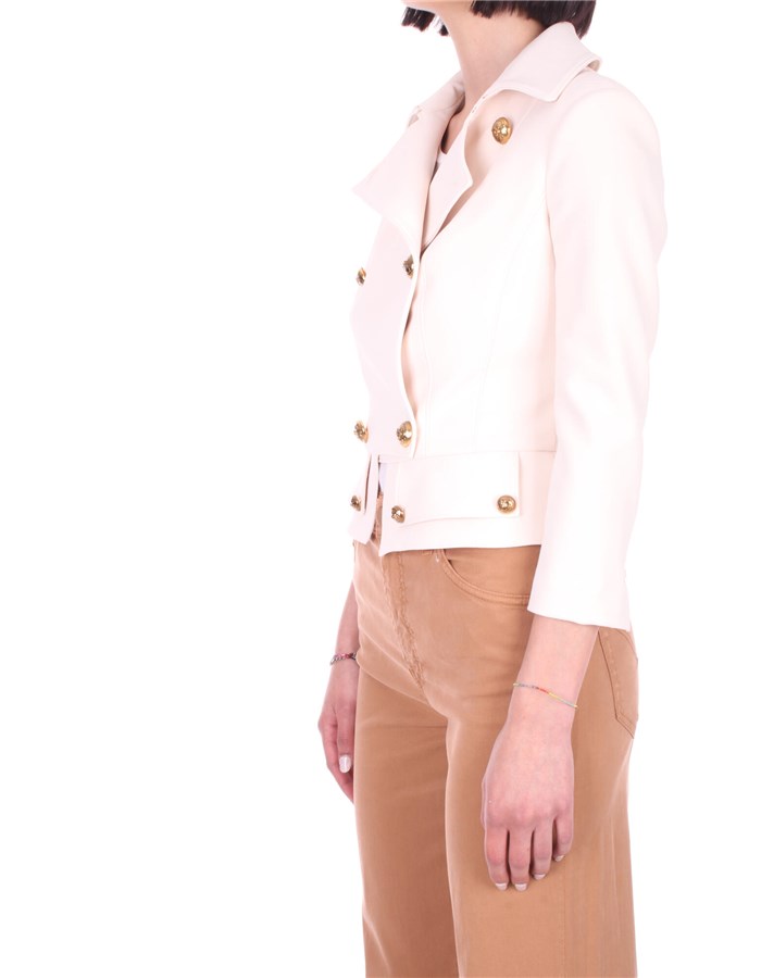 ELISABETTA FRANCHI Short jackets Butter