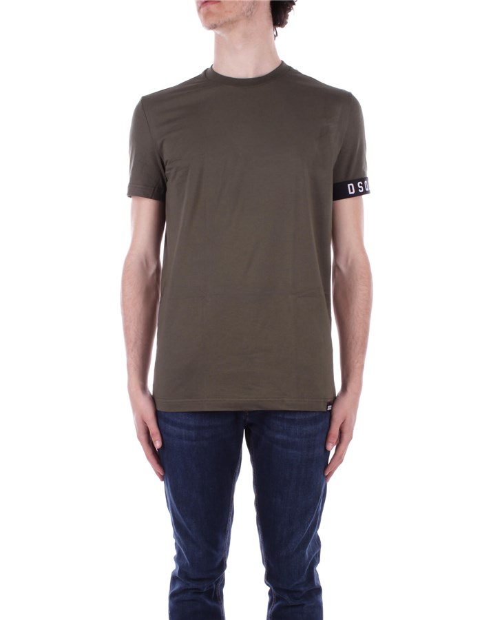 DSQUARED2 Short sleeve Green