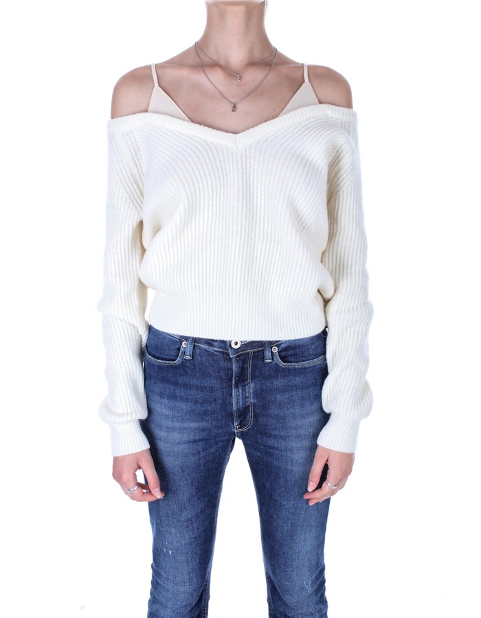 SEMICOUTURE V-neck  Snow