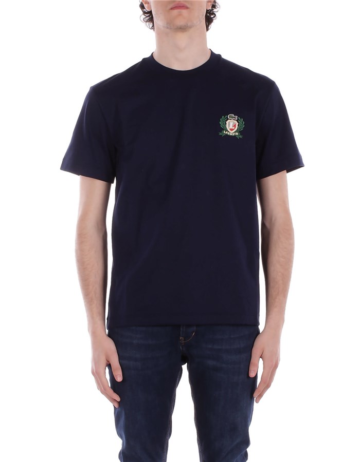 LACOSTE Short sleeve Blue