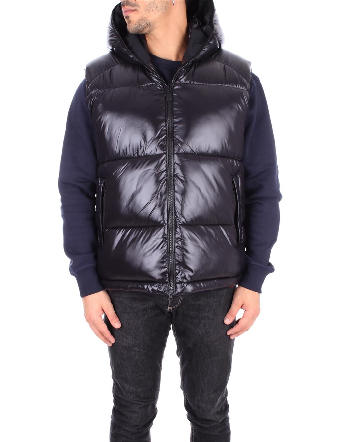 SAVE THE DUCK Vests Black