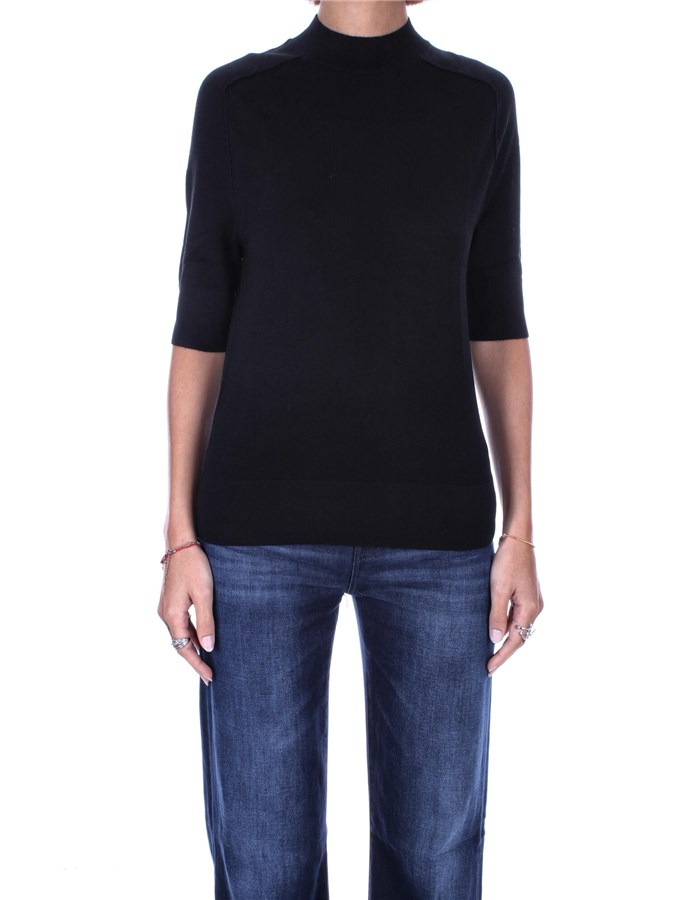 CALVIN KLEIN High Neck  Black