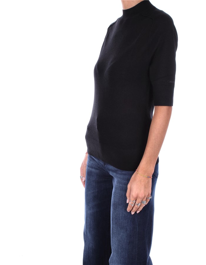 CALVIN KLEIN High Neck  Black