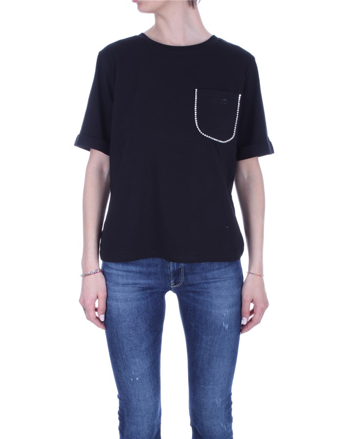 LIU JO Short sleeve Black