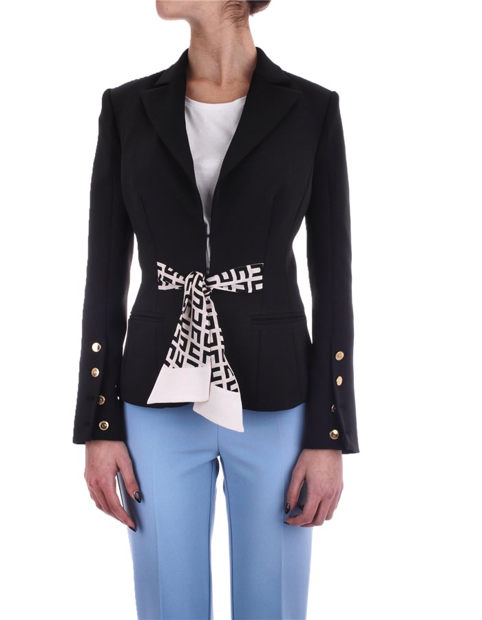 ELISABETTA FRANCHI Blazer Black