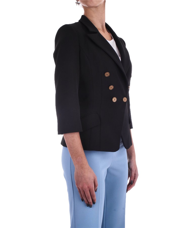 ELISABETTA FRANCHI Jackets Double-breasted Women GI04531E2 5 