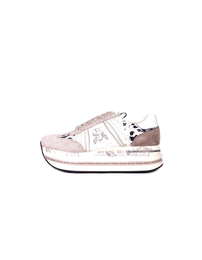 PREMIATA  high White beige