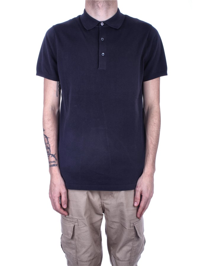 ASPESI Short sleeves Navy