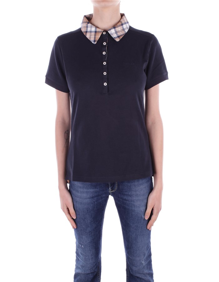 BARBOUR Short sleeves Navy