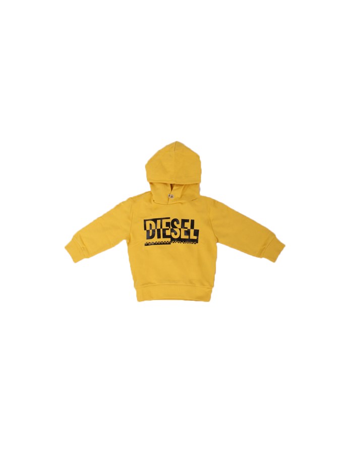 DIESEL Hoodies Yellow