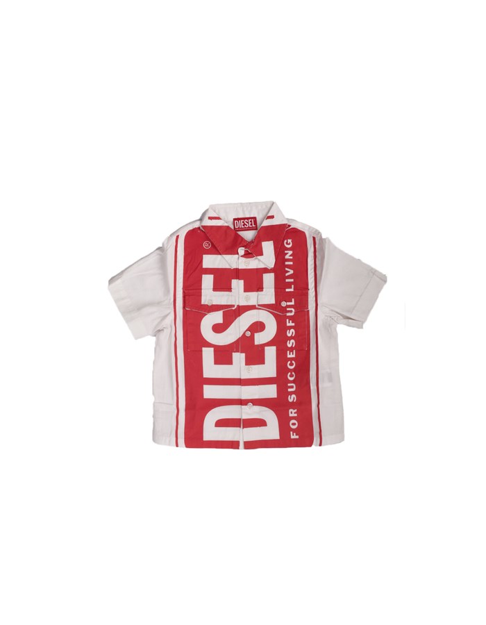 DIESEL Manica Corta Bianco 127