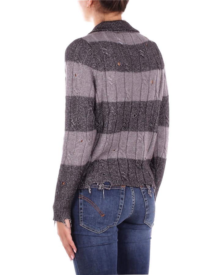 SOLOTRE Maglieria Scollo A V Donna M3F0032 2 