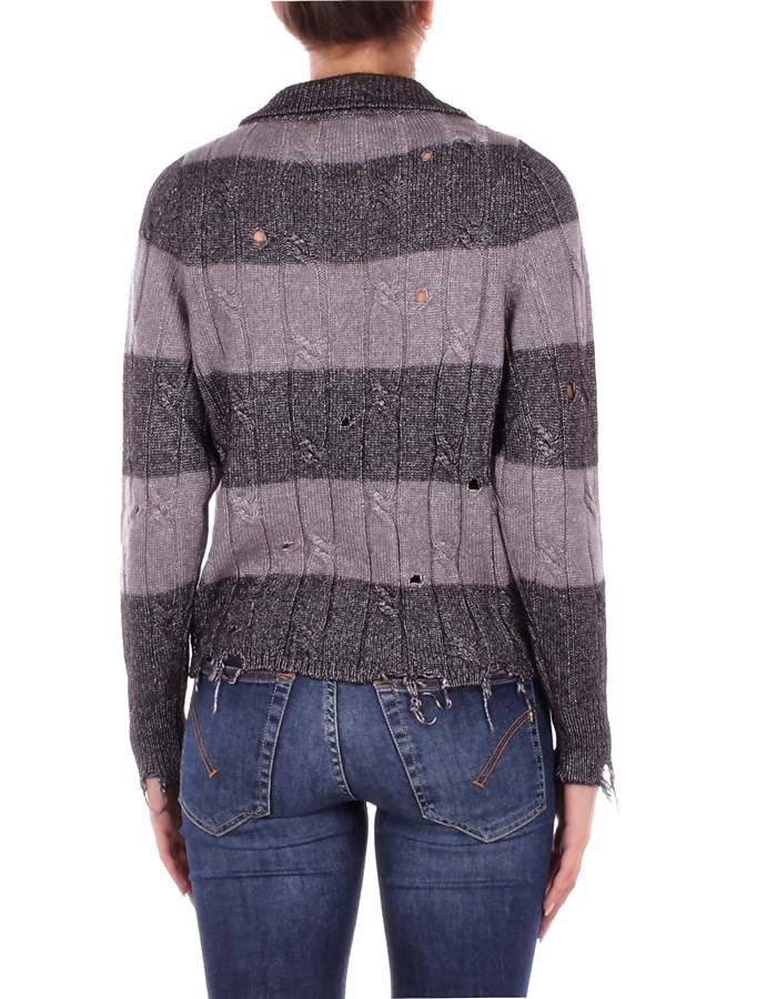 SOLOTRE Maglieria Scollo A V Donna M3F0032 3 