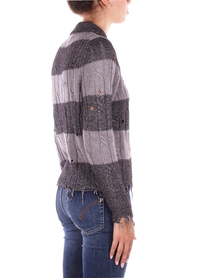 SOLOTRE Maglieria Scollo A V Donna M3F0032 4 