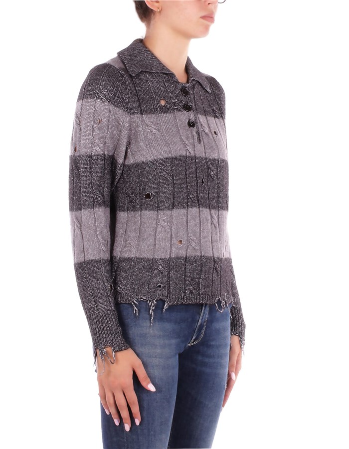 SOLOTRE Maglieria Scollo A V Donna M3F0032 5 