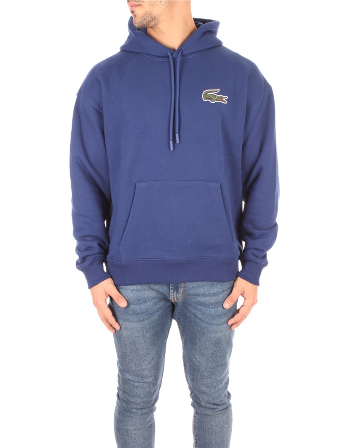 LACOSTE Hoodies Blue