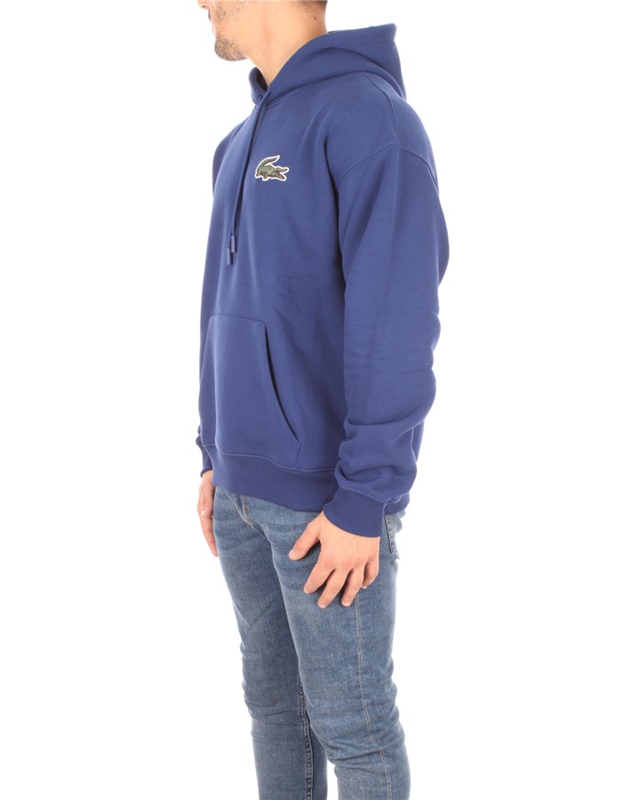 LACOSTE Hoodies Blue