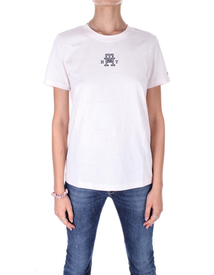 TOMMY HILFIGER Short sleeve Beige
