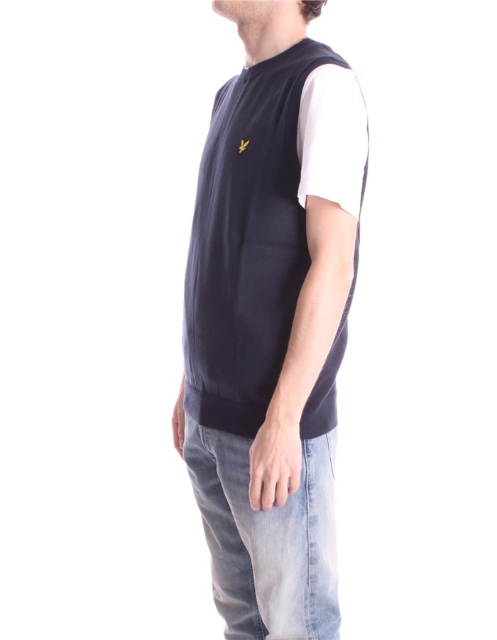 LYLE & SCOTT Vintage Knitted vest Dark blue